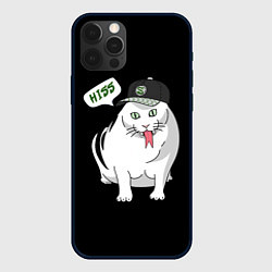 Чехол для iPhone 12 Pro Max Котозмей - Бендер, цвет: 3D-черный