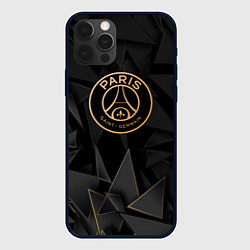Чехол для iPhone 12 Pro Max PSG golden poly, цвет: 3D-черный