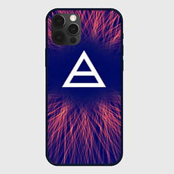 Чехол для iPhone 12 Pro Max Thirty Seconds to Mars red energy, цвет: 3D-черный