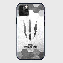 Чехол для iPhone 12 Pro Max The Witcher - white gradient, цвет: 3D-черный