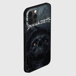Чехол для iPhone 12 Pro Max Megadeth череп под деревом, цвет: 3D-черный — фото 2
