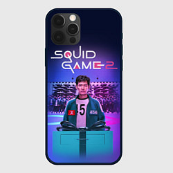Чехол для iPhone 12 Pro Max Сон Ки Хун - Игра в кальмара, цвет: 3D-черный