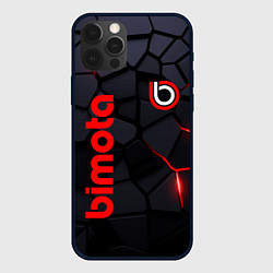 Чехол для iPhone 12 Pro Max Bimoto - плиты с эффектом свечения, цвет: 3D-черный