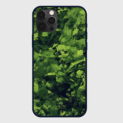 Чехол для iPhone 12 Pro Max Камуфляж армейский зеленый, цвет: 3D-черный