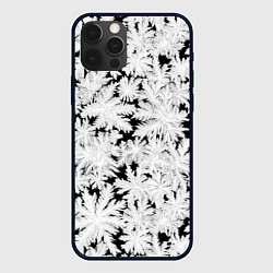 Чехол для iPhone 12 Pro Max Мороз на стекле, цвет: 3D-черный