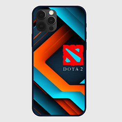 Чехол для iPhone 12 Pro Max Dota 2 абстракция из линий, цвет: 3D-черный
