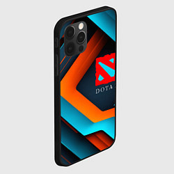 Чехол для iPhone 12 Pro Max Dota 2 абстракция из линий, цвет: 3D-черный — фото 2