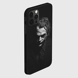 Чехол для iPhone 12 Pro Max Хит Леджер - Джокер, цвет: 3D-черный — фото 2