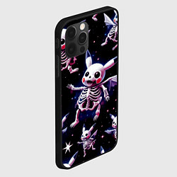 Чехол для iPhone 12 Pro Max Паттерн из покемон скелетиков, цвет: 3D-черный — фото 2