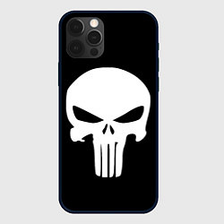 Чехол для iPhone 12 Pro Max Каратель логотип, цвет: 3D-черный