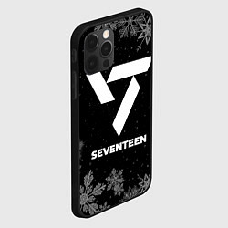Чехол для iPhone 12 Pro Max Снежный Seventeen, цвет: 3D-черный — фото 2