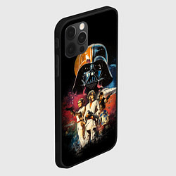 Чехол для iPhone 12 Pro Max Звездные войны, цвет: 3D-черный — фото 2