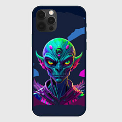 Чехол для iPhone 12 Pro Max Чужак с другой планеты, цвет: 3D-черный