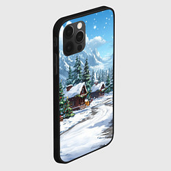 Чехол для iPhone 12 Pro Max Новогоднее настроение, цвет: 3D-черный — фото 2