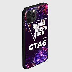 Чехол для iPhone 12 Pro Max Праздничный GTA6, цвет: 3D-черный — фото 2