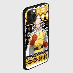 Чехол для iPhone 12 Pro Max One-Punch Man sweater, цвет: 3D-черный — фото 2