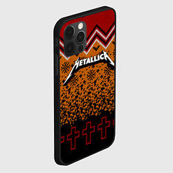 Чехол для iPhone 12 Pro Max Metallica christmas ugly sweater, цвет: 3D-черный — фото 2