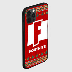 Чехол для iPhone 12 Pro Max Fortnite new year, цвет: 3D-черный — фото 2