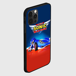 Чехол для iPhone 12 Pro Max Hedgehog - Sonic racing team, цвет: 3D-черный — фото 2