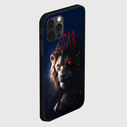 Чехол для iPhone 12 Pro Max The Lion King - Scar, цвет: 3D-черный — фото 2