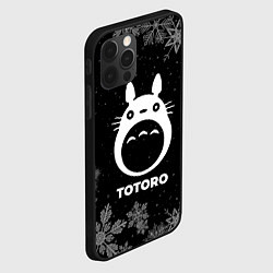 Чехол для iPhone 12 Pro Max Снежный Totoro, цвет: 3D-черный — фото 2