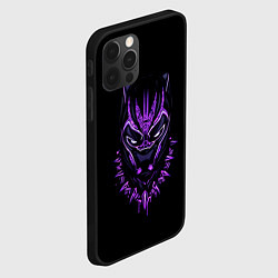 Чехол для iPhone 12 Pro Max Black Panther head, цвет: 3D-черный — фото 2