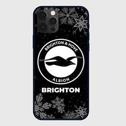 Чехол для iPhone 12 Pro Max Снежный Brighton, цвет: 3D-черный