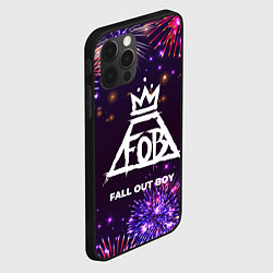 Чехол для iPhone 12 Pro Max Праздничный Fall Out Boy, цвет: 3D-черный — фото 2