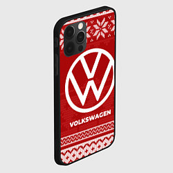 Чехол для iPhone 12 Pro Max Новогодний Volkswagen, цвет: 3D-черный — фото 2