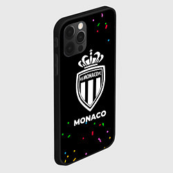 Чехол для iPhone 12 Pro Max Monaco конфети, цвет: 3D-черный — фото 2