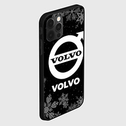 Чехол для iPhone 12 Pro Max Снежный Volvo, цвет: 3D-черный — фото 2