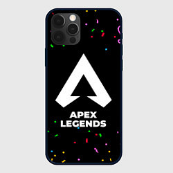 Чехол для iPhone 12 Pro Max Apex Legends конфети, цвет: 3D-черный