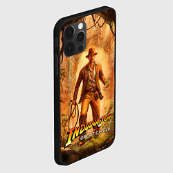 Чехол для iPhone 12 Pro Max Инди Indiana Jones and the great circle, цвет: 3D-черный — фото 2