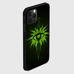 Чехол для iPhone 12 Pro Max Dragon Age Inquisition logo, цвет: 3D-черный — фото 2