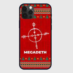 Чехол для iPhone 12 Pro Max Megadeth new year, цвет: 3D-черный