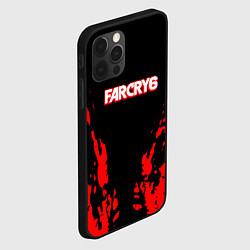 Чехол для iPhone 12 Pro Max Farcry6 краски красные, цвет: 3D-черный — фото 2