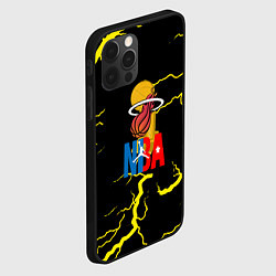 Чехол для iPhone 12 Pro Max NBA storm, цвет: 3D-черный — фото 2