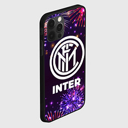 Чехол для iPhone 12 Pro Max Праздничный Inter, цвет: 3D-черный — фото 2