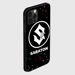 Чехол для iPhone 12 Pro Max Sabaton конфети, цвет: 3D-черный — фото 2