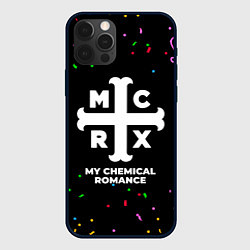 Чехол для iPhone 12 Pro Max My Chemical Romance конфети, цвет: 3D-черный