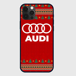 Чехол для iPhone 12 Pro Max Audi new year, цвет: 3D-черный