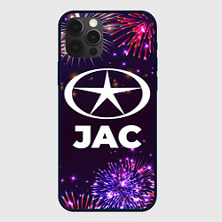 Чехол для iPhone 12 Pro Max Праздничный JAC, цвет: 3D-черный