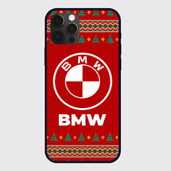 Чехол для iPhone 12 Pro Max BMW new year, цвет: 3D-черный