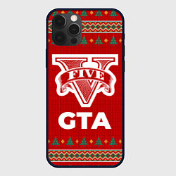 Чехол для iPhone 12 Pro Max GTA new year, цвет: 3D-черный