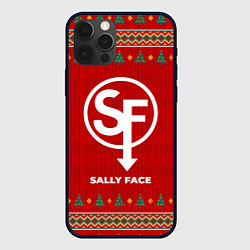 Чехол для iPhone 12 Pro Max Sally Face new year, цвет: 3D-черный