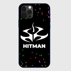 Чехол для iPhone 12 Pro Max Hitman конфети, цвет: 3D-черный