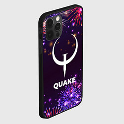Чехол для iPhone 12 Pro Max Праздничный Quake, цвет: 3D-черный — фото 2