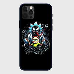 Чехол для iPhone 12 Pro Max Morty and Rick - we are Venom, цвет: 3D-черный