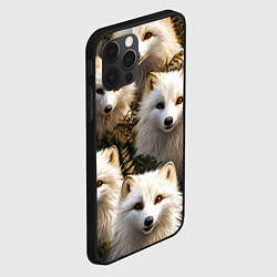 Чехол для iPhone 12 Pro Max Песцы, цвет: 3D-черный — фото 2