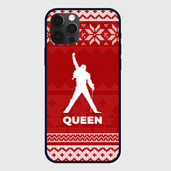 Чехол для iPhone 12 Pro Max Новогодний Queen, цвет: 3D-черный